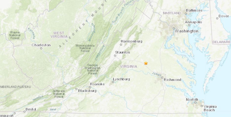 Louisa earthquake